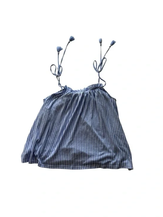 Laura Ashley Blue Striped Tank & Shorts Pajama Set - Picture 5 of 13